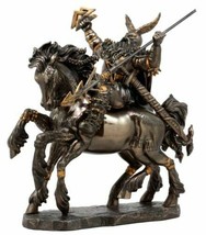 Norse Viking God Battle Cry Alfather Odin Riding On Sleipnir To Hel Figurine 9&quot;L - £57.85 GBP