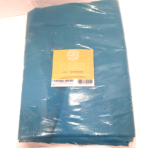 120&quot; Round Table Cloth - Carribbean Blue Teal Poly NIP Gee Di Moda Tablecloth - - £18.56 GBP