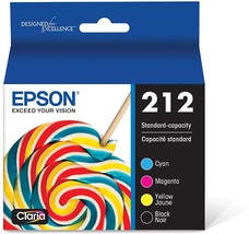 Epson T212 Claria -Ink Standard Capacity Black &amp; Color -Cartridge Combo ... - $52.99