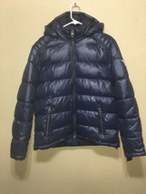 Guess Men&#39;s Puffer Jacket Mid-weight Coat BLUE sz XL NEW - £184.22 GBP