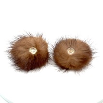 Marilyn Monroe Souvenirs Personnel de Vison Boucles D&#39;Oreilles Avec Strass - $78,703.61