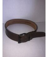 Men’s Belt Size 30 Brown Pre Owned Genuine Leather - $8.69