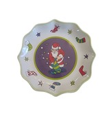 VTG 12&quot; Santa Claus Christmas Platter &quot;Time  Out 1999&quot; Sears and Roebuck... - $18.90