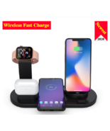 10W Qi Wireless Charger Dock Station 4 in 1 wireless charging wireless c... - $47.92+