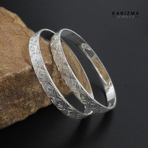 990 Echtes Sterling Silber Damen Verschenken Armreifen Armband (Kangan) ... - $176.94