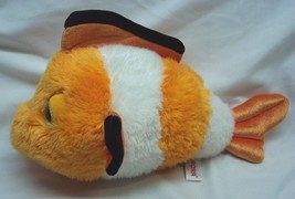 Aurora Cute Soft Clown Fish W/ Big Eyes 12" Plush Stuffed Animal Toy - £15.82 GBP