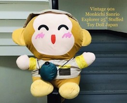 Sanrio Monkichi  Boy Scout  Monkey  25”  XL Stuffed  Plush NWOT - £221.58 GBP