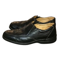 Johnston &amp; Murphy Shoes Mens 12M Used Black Leather 20-7467 - £30.44 GBP