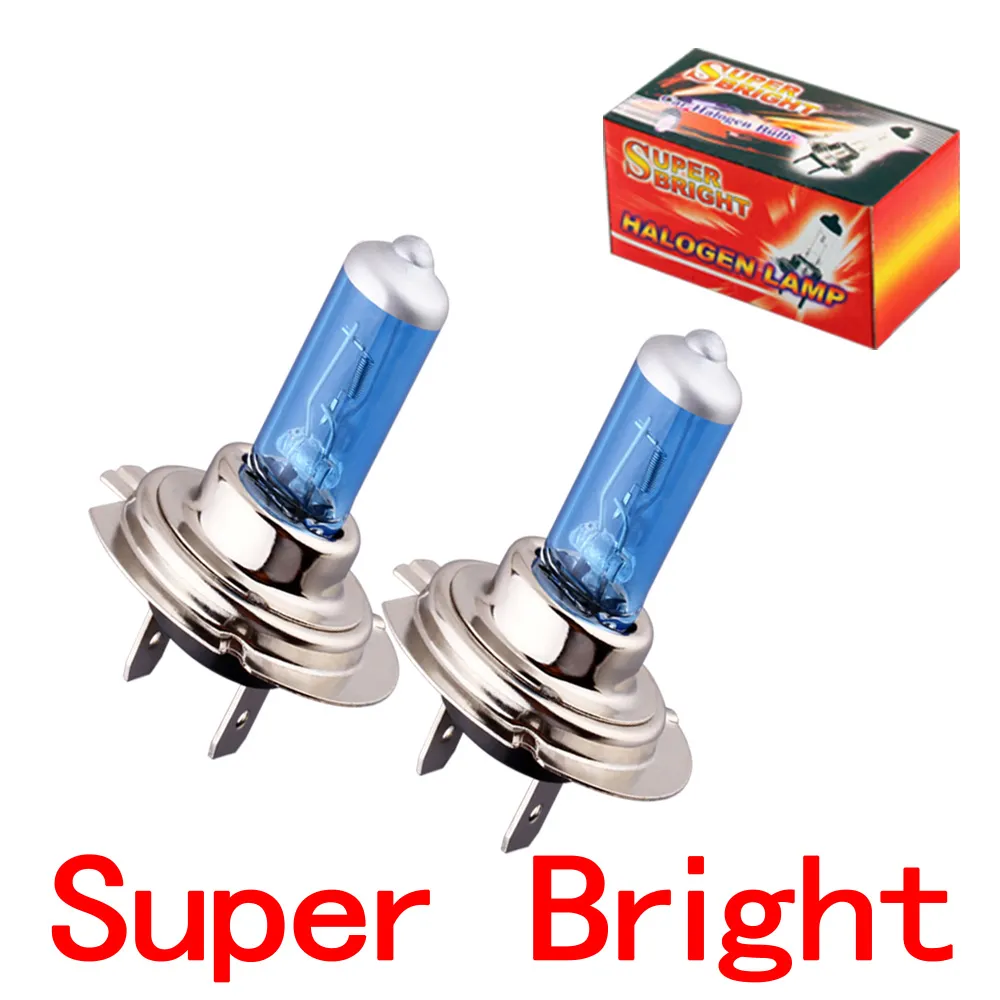 2pcs H7 Super Bright White Fog Halogen Bulb 55W Car Head Light Lamp 55W V2 Par C - £105.81 GBP