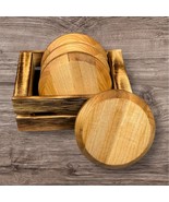 Handcrafted Coaster Set Maple Hardwood Round Chamfer Edge Durable Gift O... - €25,97 EUR Handcrafted Coaster Set Maple Hardwood Round Chamfer Edge Durable Gift O... - €25,97 EUR