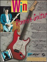 Rolling Stones Ronnie Ron Wood ESP Traditional Guitar 1992 contest entry form ad - £3.37 GBP