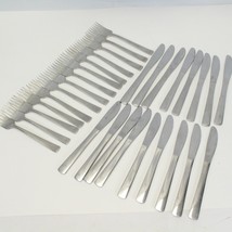 SV Roster Sweden Stal Pattern Stainless Flatware Set 14 Forks 17 Knives - $45.07