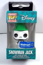 Funko Pocket Pop Christmas Keychain NBC Snowman Jack Bobble Head Keyring - £9.89 GBP