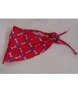 Build A Bear Workshop Reddish Bone &amp; Paw Print Silky Bandana - $9.25 CAD