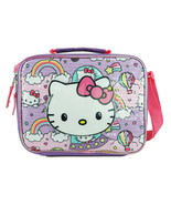 Hello Kitty Lunch Bag- Rainbow Big Face Lunch Box - £11.19 GBP