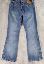 Ralph Lauren Jeans Womens 8 x 31 Blue Denim Distressed Shaped Yoke Flare... - $31.67