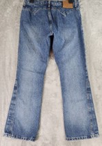 Ralph Lauren Jeans Womens 8 x 31 Blue Denim Distressed Shaped Yoke Flare... - £25.28 GBP