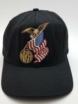 NRA Hat U.S Flag Bald Eagle Baseball Cap Mens Snapback Black Adjustable - $10.49