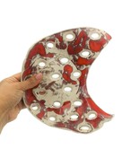 Handmade Ceramic Moon Soap Dish For Bathroom, Artisan Stoneware Lava Soa... - £66.67 GBP