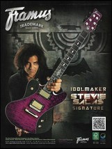 Stevie Salas Signature Framus Idolmaker guitar advertisement 2014 ad print - £3.16 GBP