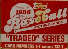 1986 Topps Traded Team Set Baseball Cards You U Pick From List - £0.77 GBP+