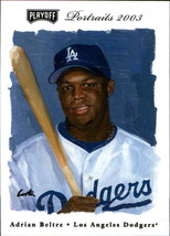 2003 Playoff Portraits #121 Adrian Beltre NM-MT Dodgers - $1.67