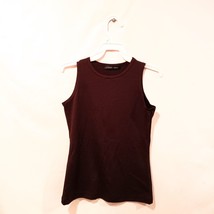 Linda Leal NWT Tank Top Brown Color Size XXS &amp; XS Sleeveless Shirt Athletic Wear - £20.33 GBP