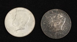 2 Kennedy Half Dollars 1967 1968  Circulated Condition Philadelphia   #6 - $14.95