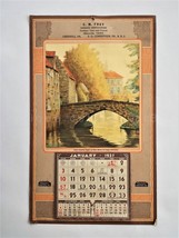 1937 antique FREY millersville pa AD CALENDAR gen merch NATL RETAILER OW... - £69.87 GBP