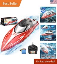 Rechargeable H120 RC Boat for Kids &amp; Adults - Fast Racing Fun for Pools ... - $74.99