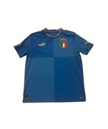 Puma 2022 Italy National Football Team Home Kit Soccer Jersey Blue Youth XL - $24.99