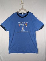 Tomorrowland Magic Kingdom Cast Celebration 2023 Blue T-shirt Size XL - £36.64 GBP