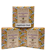 Crabtree &amp; Evelyn Almond and Honey Bar Soap Triple Milled 10.5oz (3x3.5oz) - $292.17 MXN