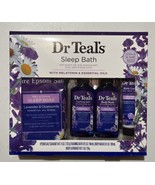 Dr Teals Sleep Bath 4 pc Set with Melatonin and Essential Oils - £16.32 GBP