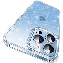 Clear Glitter Bling Soft Case for IPhone 14 13 11 Pro Max 12 Mini XS XR X 10 8 7 - £5.72 GBP