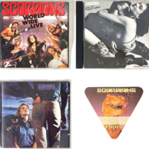 Scorpions 3 CD + 2k Concert Photo Pass Lot Magnetism Love Sting World Wide Live - £34.68 GBP