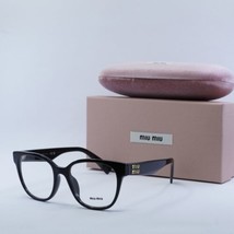 MIU MIU MU02VV 1AB1O1 Black 54mm Eyeglasses New Authentic - $166.06