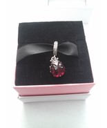 925 Sterling Silver Red Ladybird Dangle Charm - $36.99