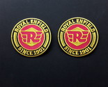 ROYAL ENFIELD CLASSIC BULLET MOTORBIKE EMBROIDERED PATCHES x 2 - $7.49