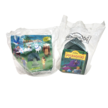 2 VINTAGE 1995 BURGER KING TOYS POCAHONTAS PERCY THE DOG WIND UP NEW IN ... - $9.50