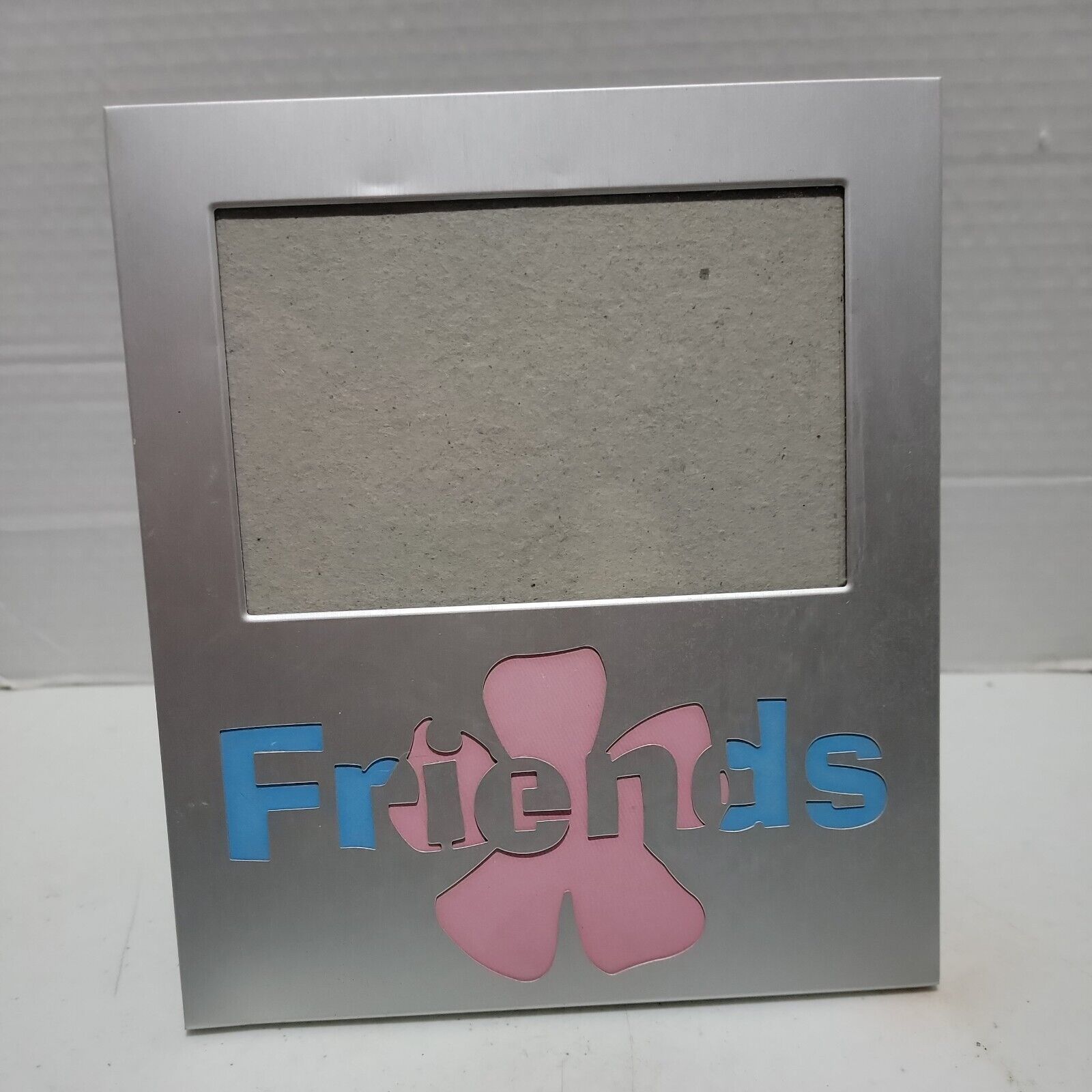 Freinds 4&quot;x6&quot; Metal Picture Frame Silver - $3.95