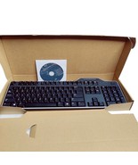 NEW Dell USB Keyboard with Software &amp; Smart Card Reader BLACK KB813 34GPR - £15.09 GBP