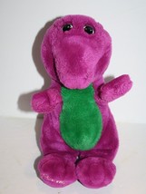 Barney Dinosaur Purple Plush Toe 14&quot; Plastic Eye Soft Toy Stuffed Doll READ FLAW - £8.36 GBP