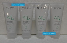 Four pack: Nu Skin Nuskin Ap 24 Whitening Fluoride Toothpaste 110g 4oz x4 - £44.06 GBP