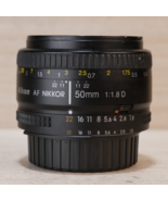 Nikon AF FX NIKKOR 50mm F/1.8D Lens for Nikon DSLR Camera *TESTED* CRACK... - $1,014.04 MXN