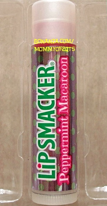 Lip Smacker Peppermint Macaroon Lip Gloss Lip Balm Chap Stick Makeup Care Tube - £2.95 GBP