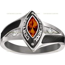 Women&#39;s Grace Essence Class Ring Silver 925 Marquise College Gift for Her - £96.93 GBP