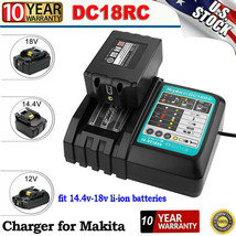 Bl1830 Bl1815 Bl1820B 18V Lxt Lithium 3Ah 6Ah Dc18Rc Battery Charger - £29.75 GBP