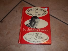 book, johney carson, happiness is a dry martini new lower price! - $7.00