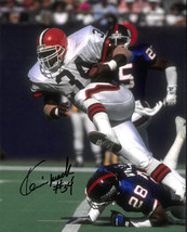 Kevin Mack signed Cleveland Browns 8X10 Photo #34 (vs Giants) - £17.44 GBP